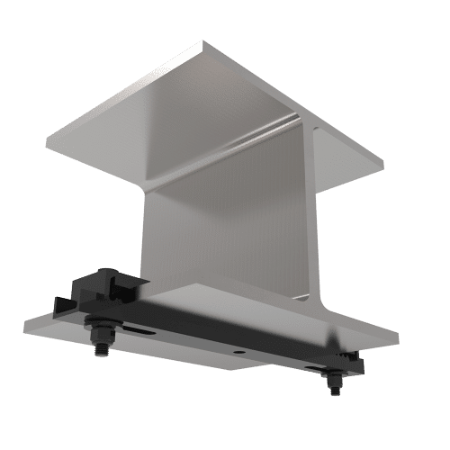 BC12-17-0 BEAM CLAMP, 12"-17", 1 TON, NO EYE